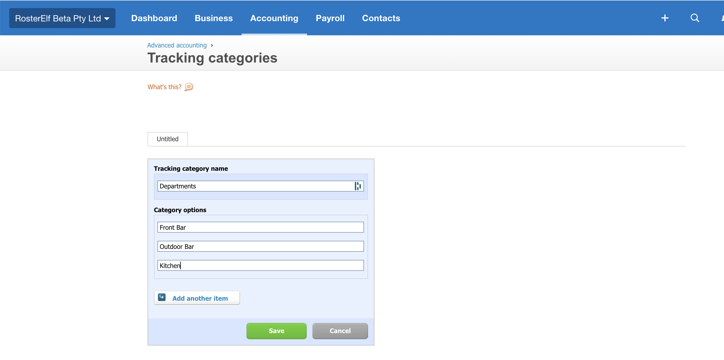 Setting Up Xero Tracking Codes for Sites or Positions RosterElf